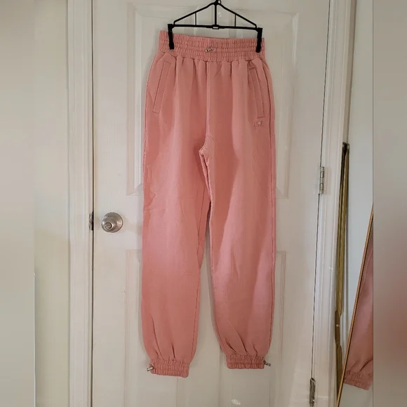 For Love & Lemons Baby For VS Josie Pink Sweatpants NWT - Picture 4 of 11